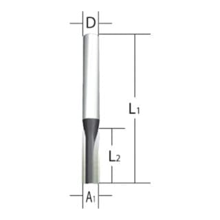 Nutfräser Einschneidig 6 Mm - D-47400 - Makita