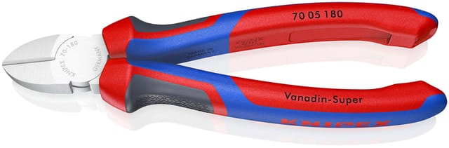 Knipex - 70 05 180 Seitenschneider Mk Hülle Verchromt 180 Mm