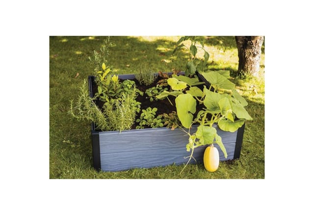 Bricoline - Keter Maple Garden Bed Garteneinfassung 106 X 32 Cm, Grau