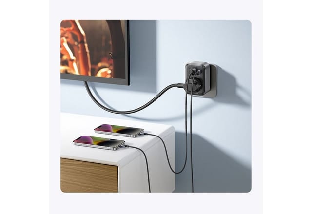90613 Ladegerät De Mobile Device Universal Black Current Alterna Interior - Ugreen