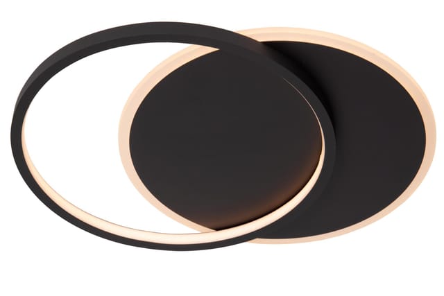 Lucide - Axelle - Deckenleuchte - Ø 29,5 Cm - Led 3 Stepdim - 1x24w 2700k - Schwarz