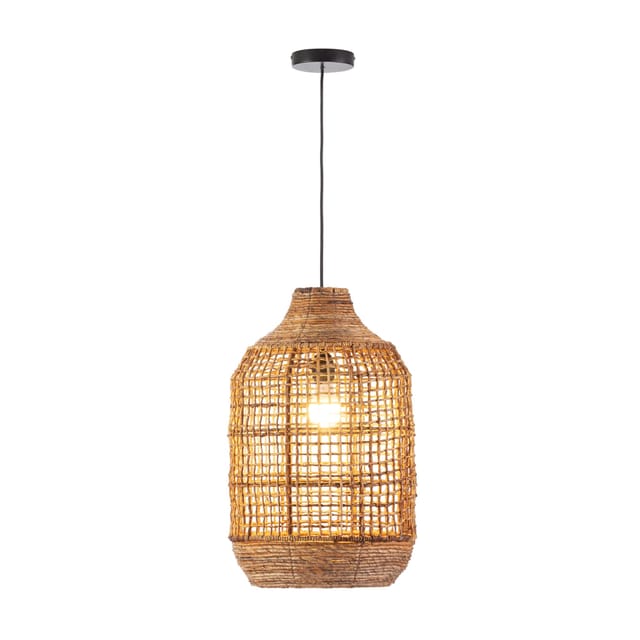 Fijalo - Deckenleuchte 35x35x56/200 Bananenblatt