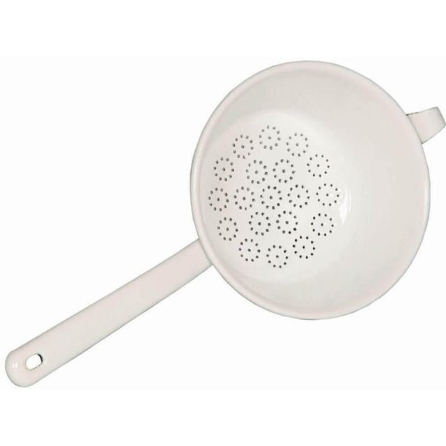 Riess Passiersieb Nudelsieb Ø16cm Emaille Classic Weiss
