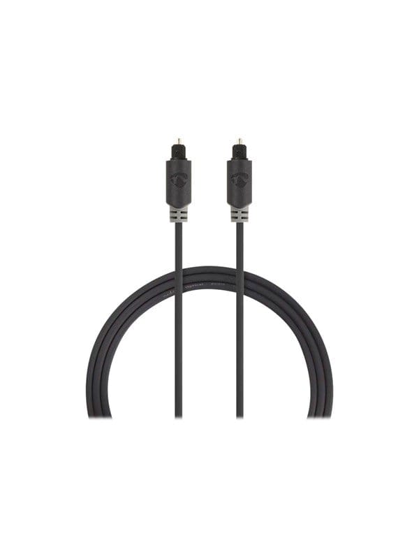 Optisches Audiokabel Toslink Stecker Toslink Stecker 100 M Rund Pvc Anthrazit Box