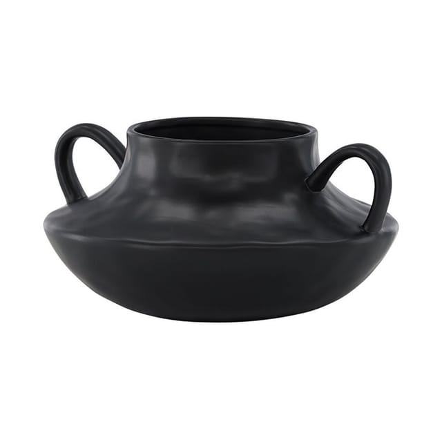 Holda Blumentopf Schwarz.