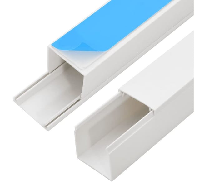 Installationsrohre Selbstklebend 10x10 Mm 10 M Pvc Vidaxl