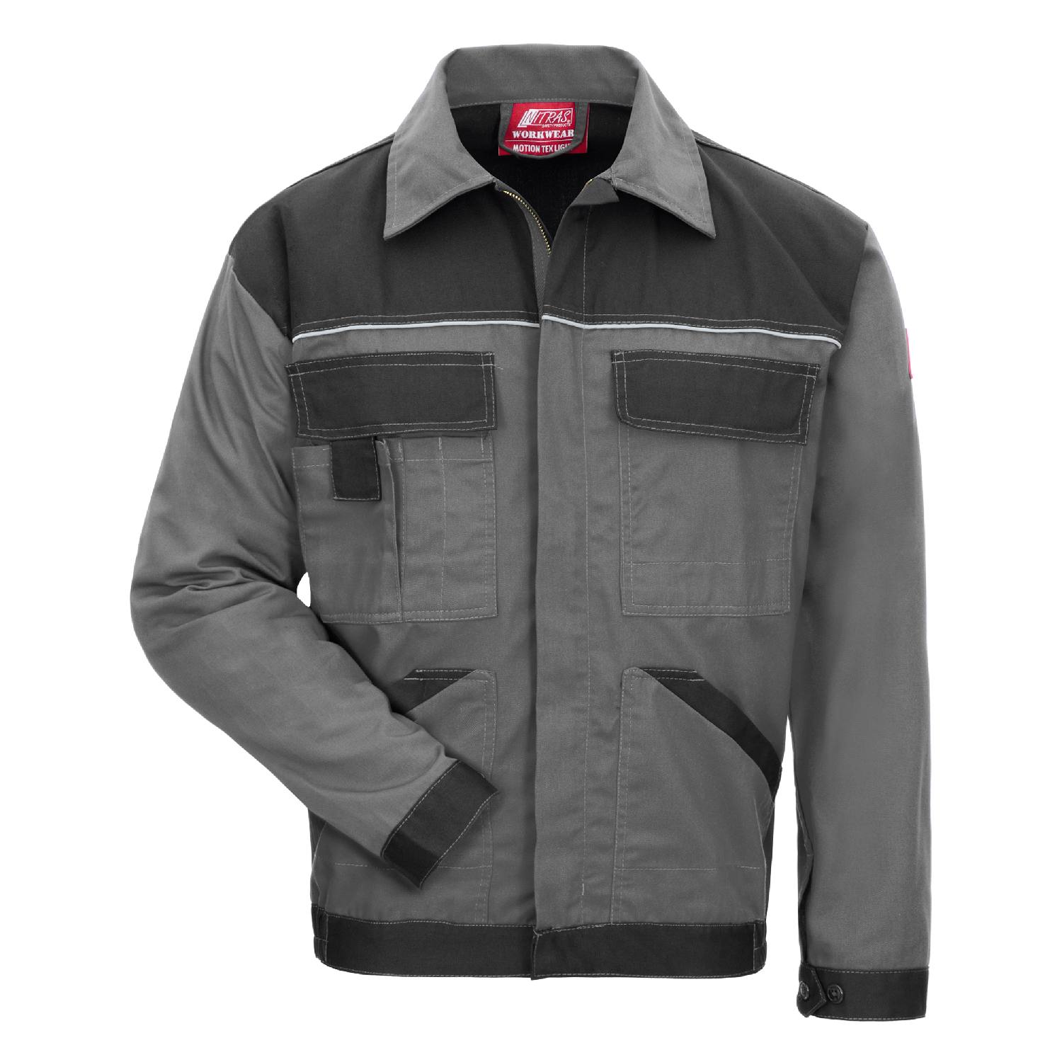 Motion Tex Light Arbeitsjacke Grau Größe 56 - Nitras