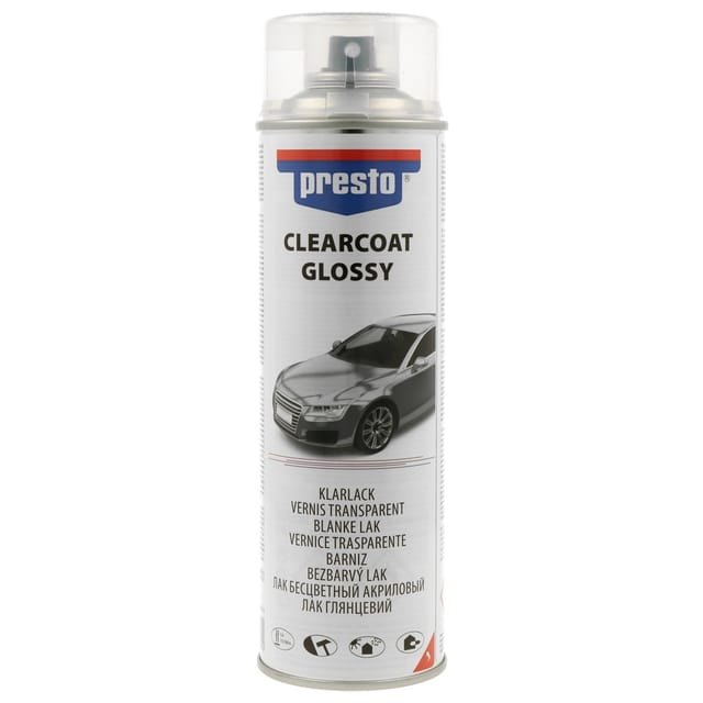 Klarer Acryl-glanzlack Klar Spray Gloss 500ml Presto