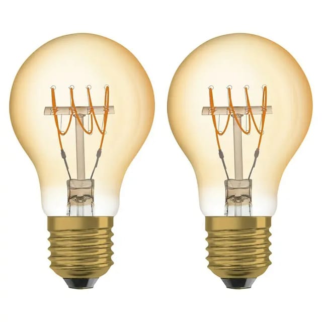Led Lamps, Classic Bulb, A Shape, 5,9w, 45w-ersatz, 550lm, Warmwhite 2700k, 2er-pack - Osram