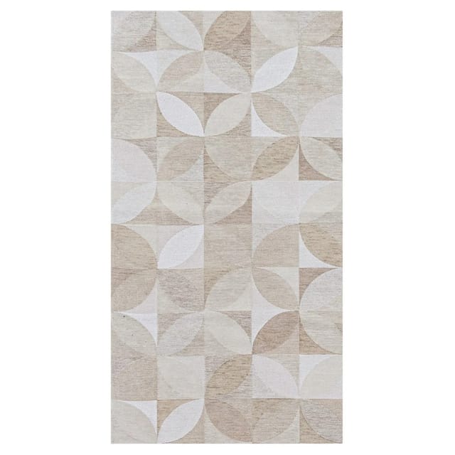Beneffito - Teppich - Kollektion Rondo Diamond - Teppich - Beige - 80x150cm
