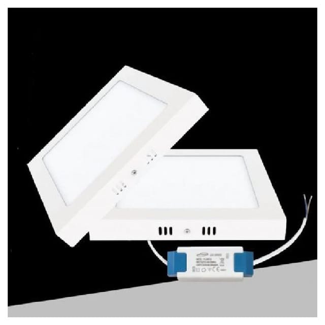 Trade Shop Traesio - Trade Shop - Deckenleuchte Led-panel 12 Watt Quadratisch Cct Drei Lichtfarben P170b-q3c -