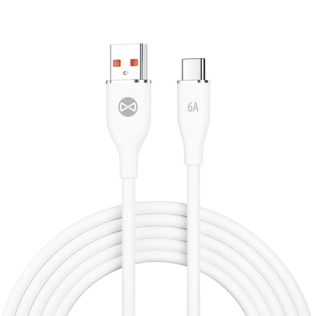 Forever - Ladekabel / Datenkabel Usb - Usb-c 1,0 M 6a Weiß