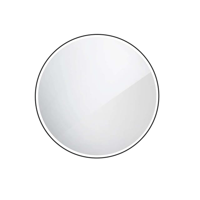 Nimco - Spiegel - Spiegel Mit Led-beleuchtung, Durchmesser 80 Cm, Schwarz Matt Zpc 28002r-90