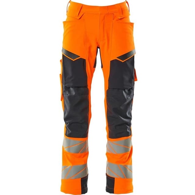 Mascot Hose Mit Knietaschen 19079-511-14010 Gr. 82c46 Hi-vis Orange/schwarzblau