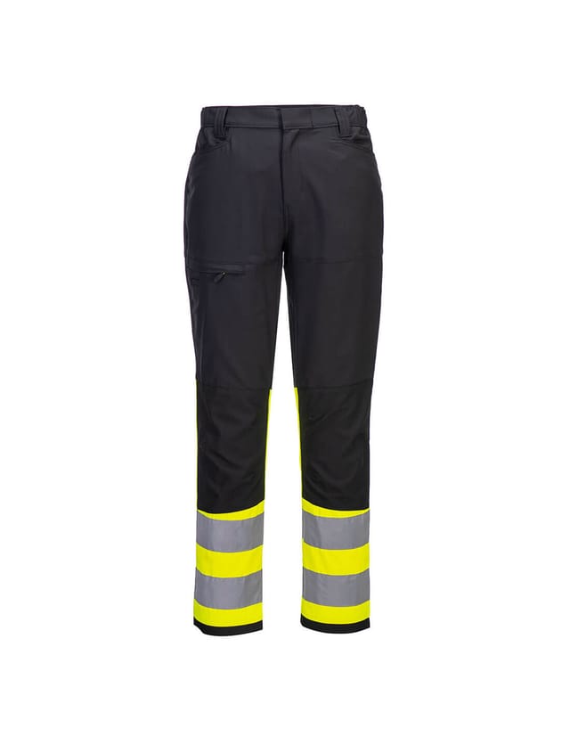 Dehnbarer Arbeitshose Hv Klasse 1 Eco Wx2 Gelb/schwarz 2xl - Fr(54) - Uk(42)