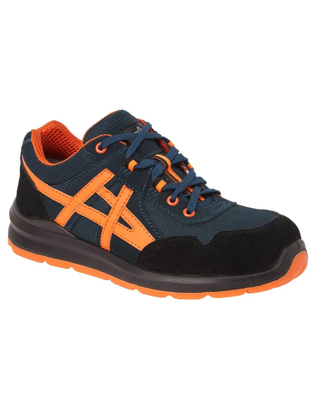 Arbeitsstiefel Mersey Steelite S1 Blau/orange 36
