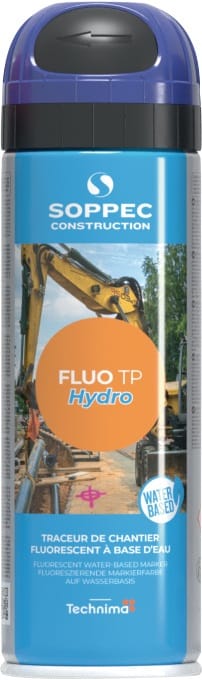 Soppec - Baustellenmarkierspray Fluo Tp Hydro Neonblau 500ml Spraydose