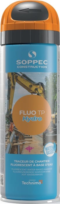 Soppec - Baustellenmarkierspray Fluo Tp Hydro Neonorange 500ml Spraydose