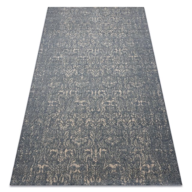 Teppich Wolle Jade 45015/900 Ornament Blau / Beige Osta Blue 85x160 Cm