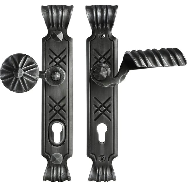 Schösswender - Sh-wechselgarnitur Alpina-knopf Gekr., Ts-70, Re, Schwarz Passiviert, Lackiert