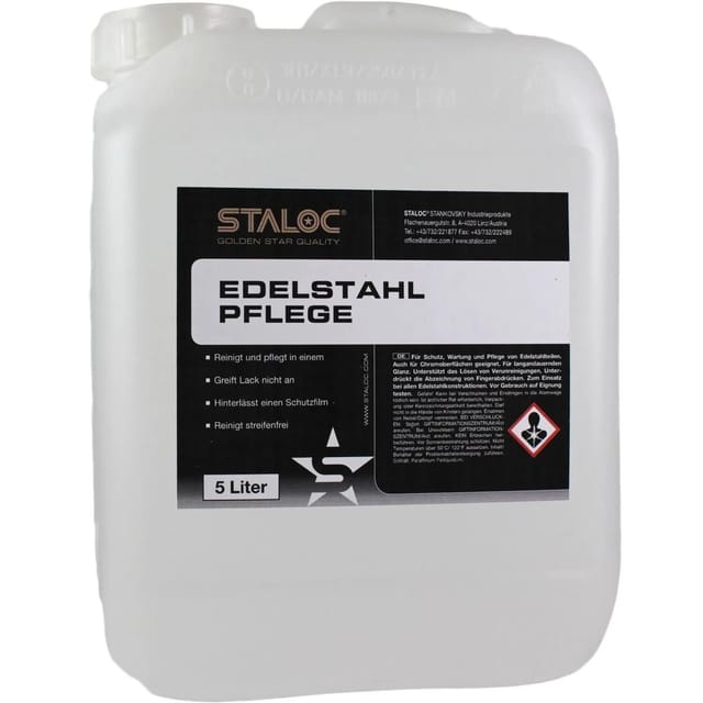 Edelstahlpflege 5l Kanister - Staloc