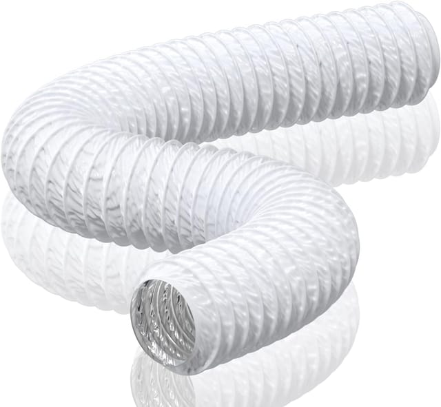150 Mm Pvc-aluminium-abluftrohr-lüftungskanal Für Luftabsaugung, Klimaanlage, Wäschetrockner, Haube (6 M Länge) - Ahlsen