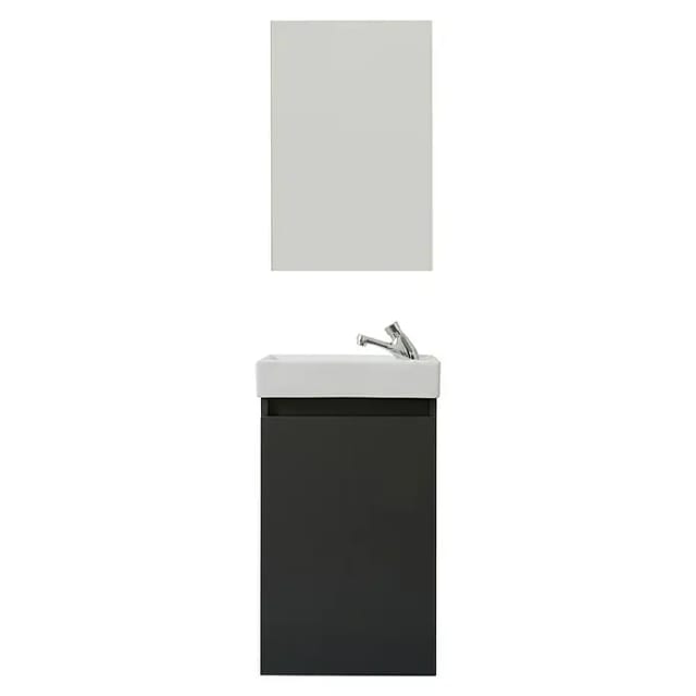 Ebuy24 - Champ Badmöbelset Schwarz.