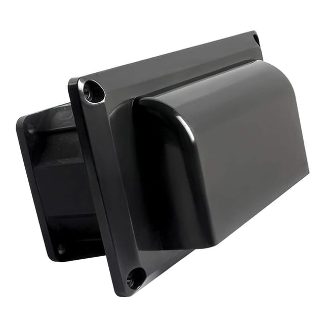 12v Wohnwagen Wohnmobil Anhänger Side Air Vent Belüftung Abluftventilator Rv Ventilator Rv Modifikation Zubehör,schwarz