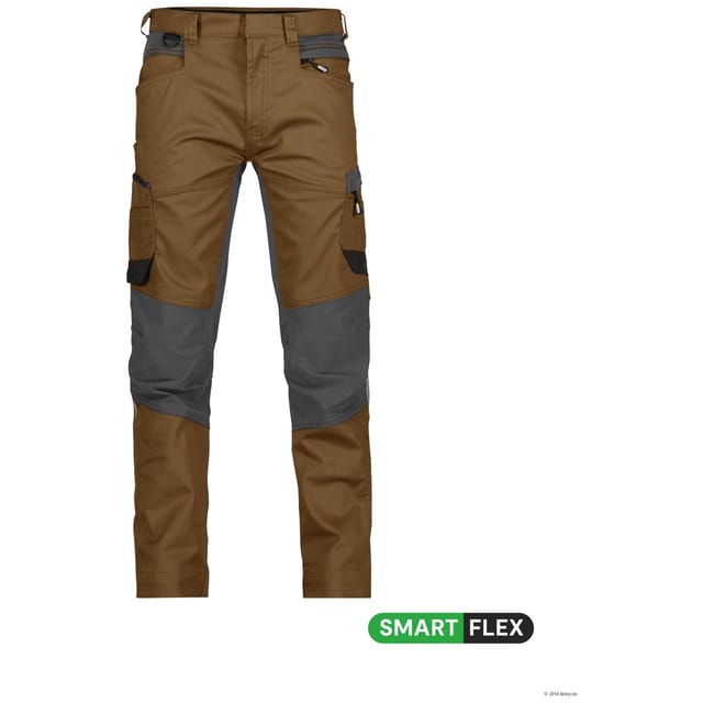Dassy Stretch-arbeitshose Helix Pesco41 200973 Gr. 56-standard Lehmbraun/anthrazitgrau