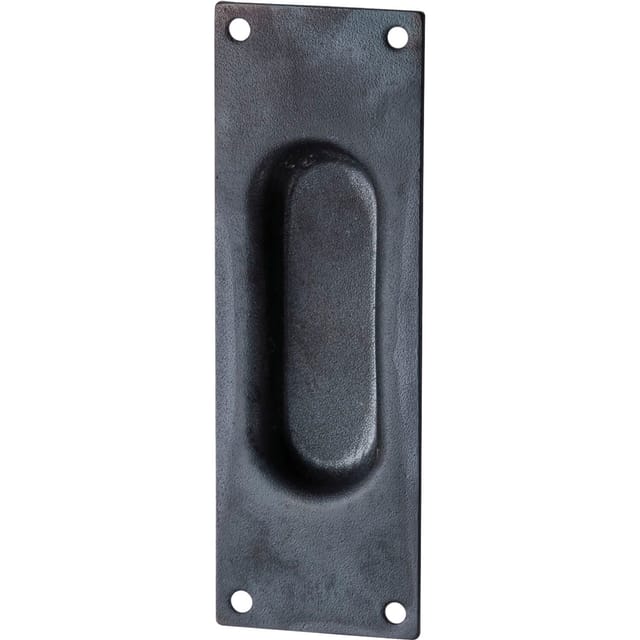Schiebetürmuschel 40 X 120 Mm Gerade, Schwarzstahl