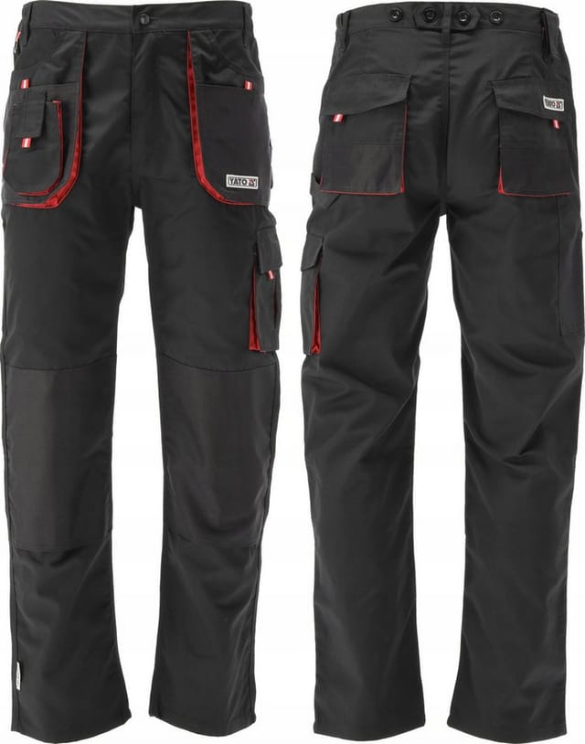 Yato Yt-8028 Arbeitsbekleidung De Hose Schwarz, Rot
