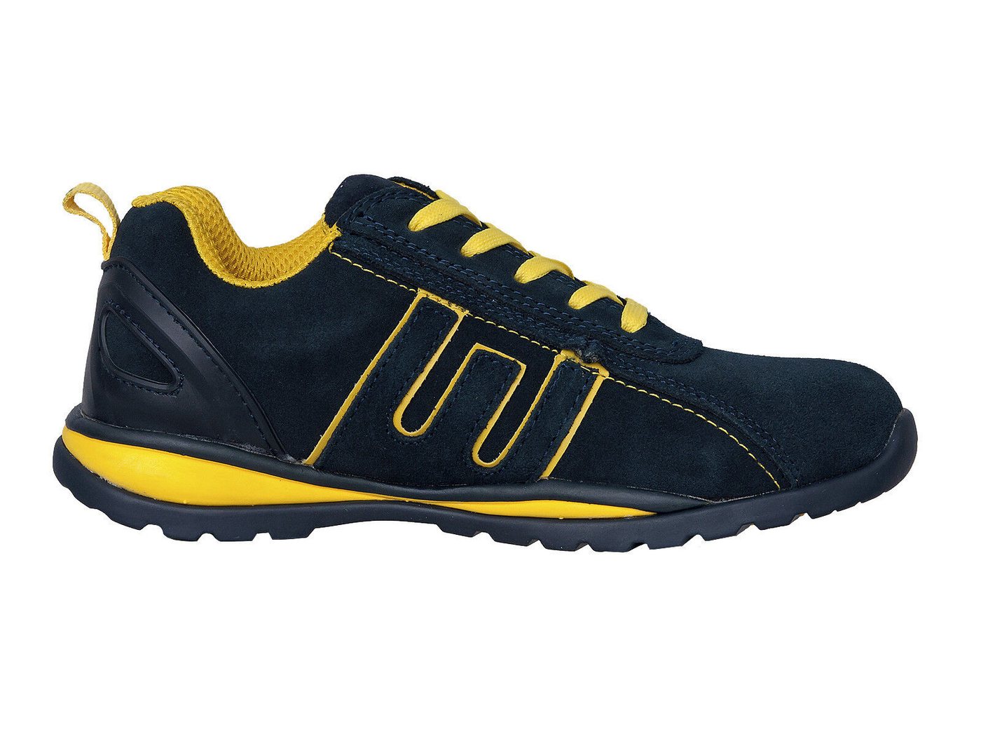 Arbeitsschuhe Sb Sra Halbschuhe Wildleder Blau/gelb 48 Bild 3