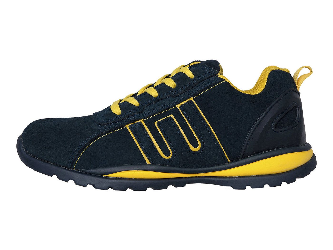 Arbeitsschuhe Sb Sra Halbschuhe Wildleder Blau/gelb 48 Bild 5
