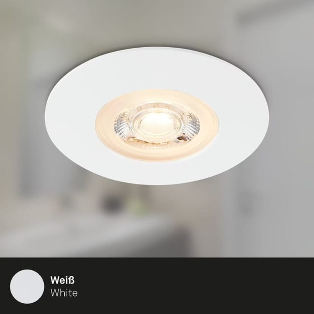 Led Einbauleuchten, Weiß-matt, Ip65, 3xled/5w