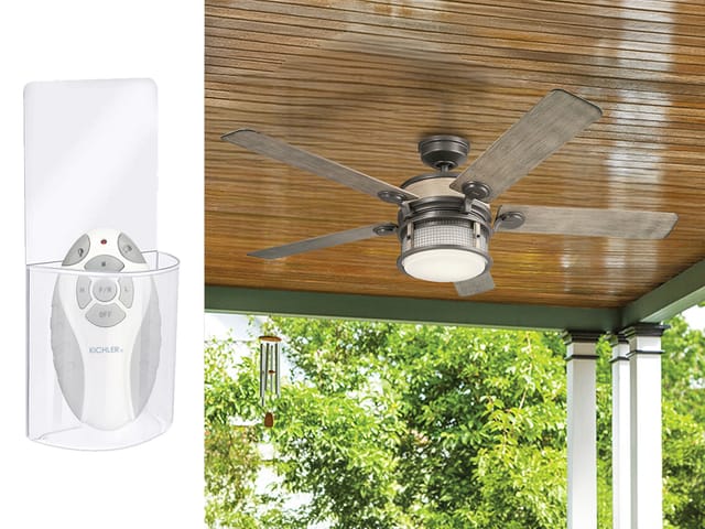 Meinewunschleuchte - Deckenventilator Mit Licht Und Fernbedienung, Outdoor Geeignet Ip44, Ø 152cm