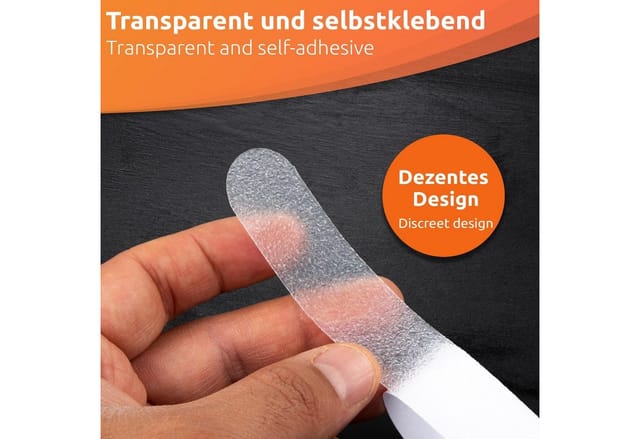 Ecence - 24x Anti-rutsch-streifen Aufkleber Dusche Badewanne Treppe Selbstklebend
