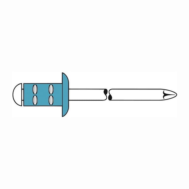 Blindniet Polygrip® Nietschaft D X L 4 X 10 Mm Edelstahl 75 St.