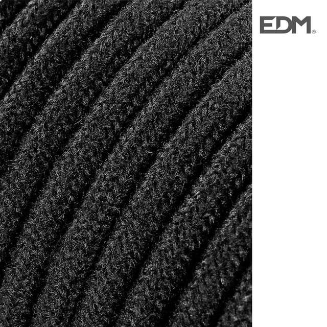 Kabel Cordon Tubulaire 2x0.75mm C41 Schwarz 5mts