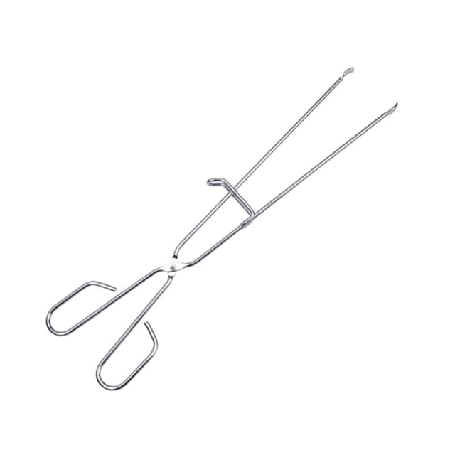 Edelstahl-grillzange Mit Stopper 45cm