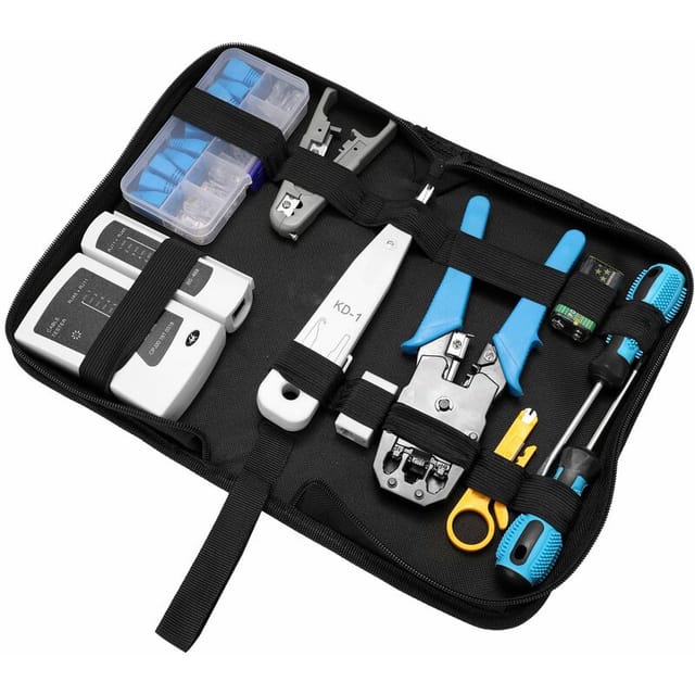 Hardware-netzwerk-kit-set, Drahtzangen-set, Haushaltswartungswerkzeuge, Kabel-kombinationswerkzeug, Crimpzange, Tragbares Lan-netzwerk-reparatur-tool-kit