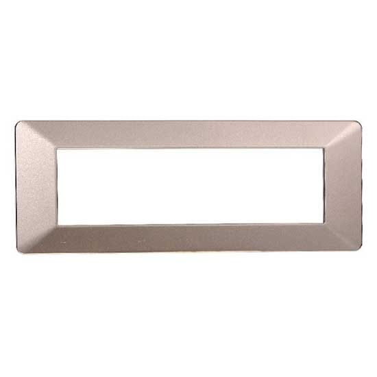 Kompatible Abdeckrahmen Vimar Plana 7 Module Kunststoff Bronze-stahl Farbe Ettroit Ev83710