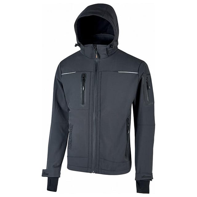 Arbeitsjacke Softshell Mit Microfleece-futter Space - Grau S
