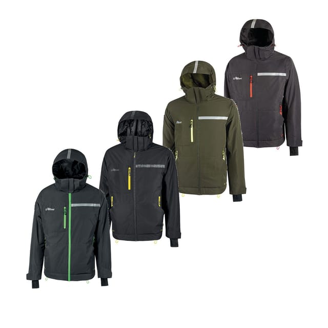 U-power - Wink Wasserabweisende Arbeitsjacke - Xxxxl - Schwarze