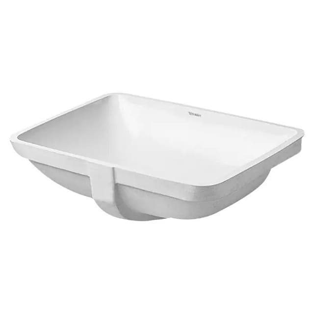 Duravit - Starck 3 - Einbauwaschtisch, 49x37 Cm, Ohne Hahnloch, Alpinweiß 0305490000