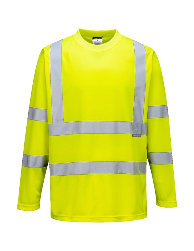 Hivis Langarm-t-shirt Gelb Xl