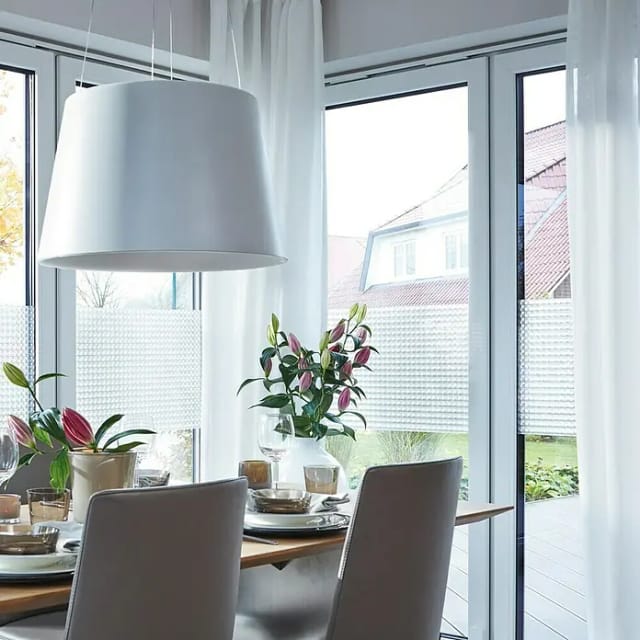 D-c-fix® Folie Static Window Stripes Milton 45 X 200 Cm, Transparent Klebefolien