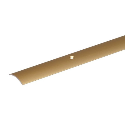 Alberts Übergangsprofil, Alu Gold Elox., Lxbxs 900x30x1,6mm, Mit Schraublöchern