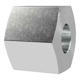 Berwurfmutter, M22x1,5, Rohr-außen-ø 14 Mm, Sw1 27, Stahl Verz. - Riegler