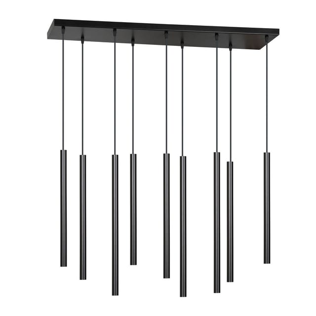 Neuwertig] Emibig Lighting Hängeleuchte Sid Hängelampe Deckenlampe G9 Neunflammig Schwarz B-ware