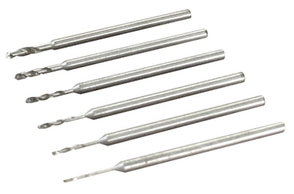 6 Hss-bohrer 0,6 Bis 1,8 Mm Maxicraft